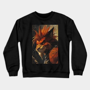 FF7 Rebirth Red XIII Crewneck Sweatshirt